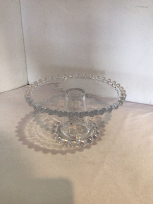 Candlewick Clear Glass Cake Plate/Stand