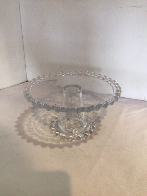 Candlewick Clear Glass Cake Plate/Stand