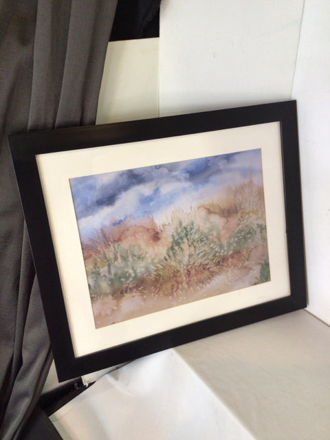 Signed Multi-Color Abstract Framed Art
