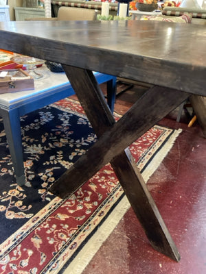 Restoration Hrd. Dining Wood Brown Table