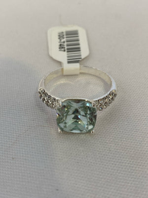 Blue Cubic Zirconia Ring