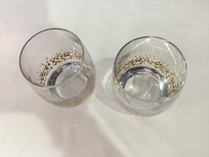 Bailey Co Pair Clear/Gold Glasses