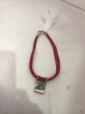 Red/Silver Necklace