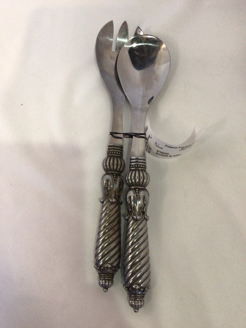 Salad Silver Stainless Steel Utensil
