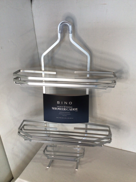 Brushed Chrome Metal Hanging Shower Access