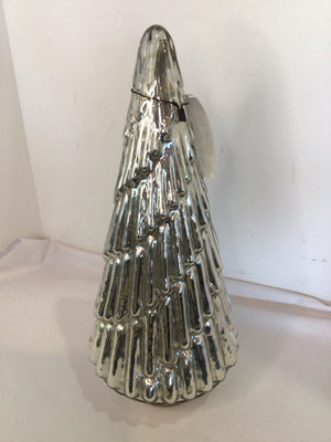 Silver Mercury Glass Tree Holiday Item