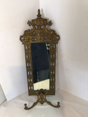 Vintage Decorative Gold Brass Mirror