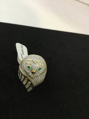 White Rhinestone Ring