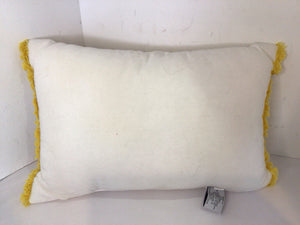Sonoma Embroidered Multi-Color Cotton Butterfly Beaded Pillow