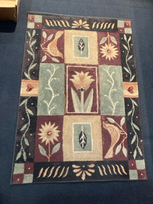 Shaw Polyester Birds Brown/Green Rug