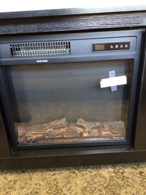 Electric Black TV W/Remote Fireplace