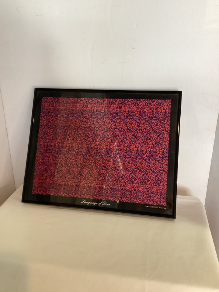 Red Framed Art