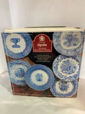 Spode Set of 6 Blue In Box Plate Set