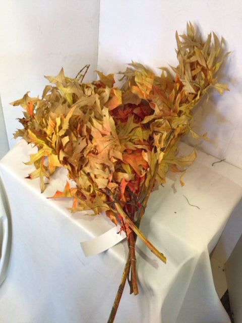 Set of 3 Autumn Leaves Faux Flowers