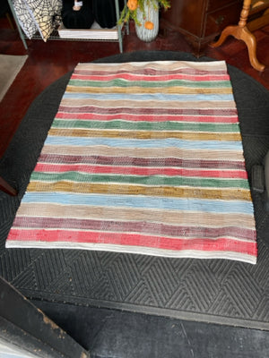 Kilim Cotton Woven Multi-Color Rug