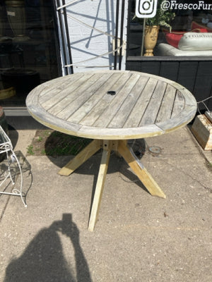 Outdoor/Outside Teak Brown Table