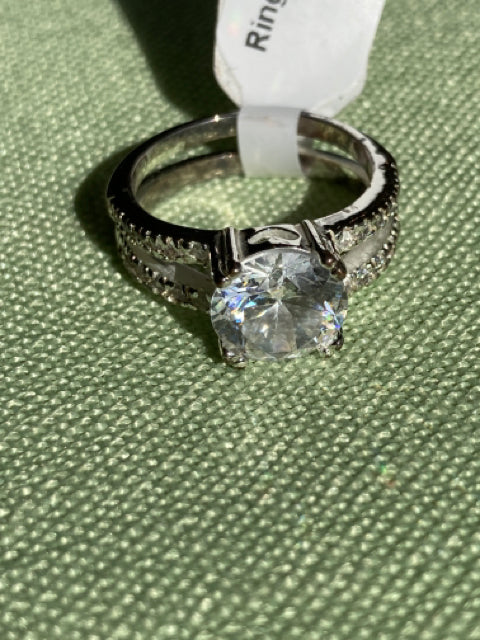 Clear Rhinestone Ring