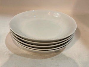 Set of 5 White Ceramic Bowl