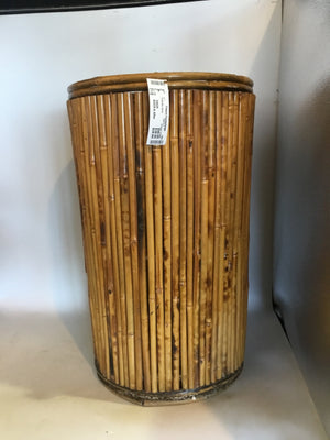 Vintage Brown Bamboo Umbrella Stand