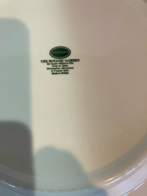 Portmeirion Botanical White/Multi Ceramic Set of 5 Plate Set