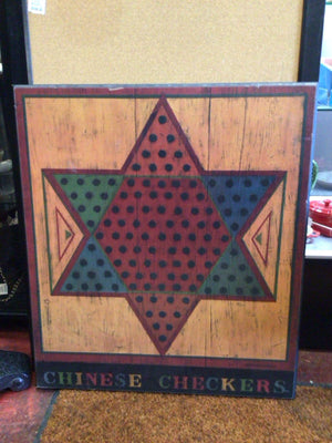 Particle Board Chinese Checkers Multi-Color Wall Decoration