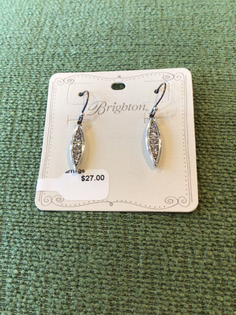 Brighton Silver Bangle Earrings