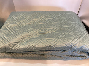 King Aqua Polyester Bedspread