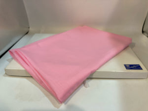 Vintage Pink Linen Round Tablecloth