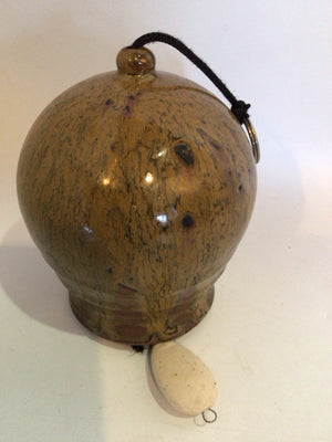 Brown Ceramic Bell