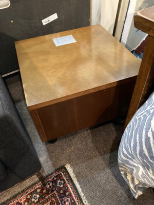 Electric Wood End/Side Brown Table
