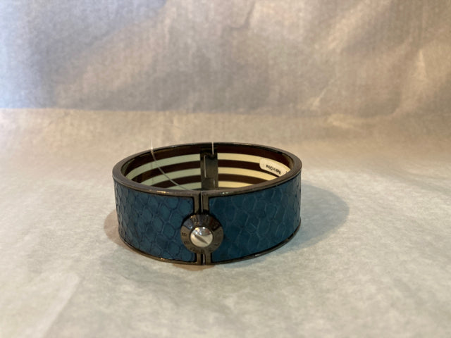 Blue Snakeskin Bracelet
