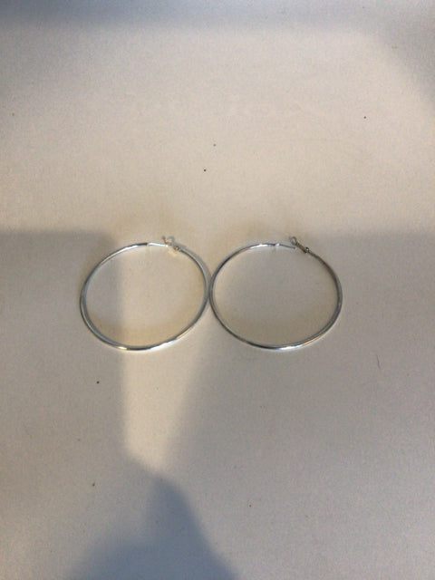 Metal Silver Earrings