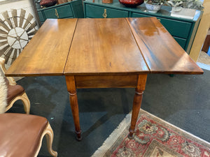 Drop Leaf Wood Brown Table