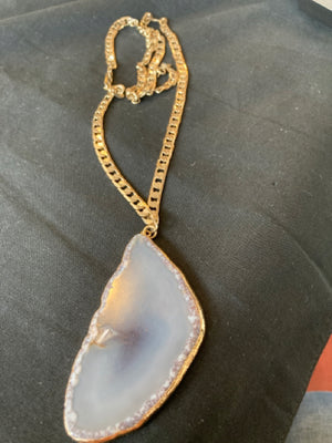 Blue/Silver Stones Necklace