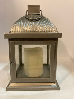Lantern Silver Metal Candleholder(s)
