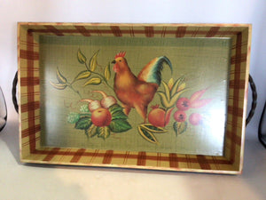 Tracy Porter Serving Multi Wood Rooster Tray