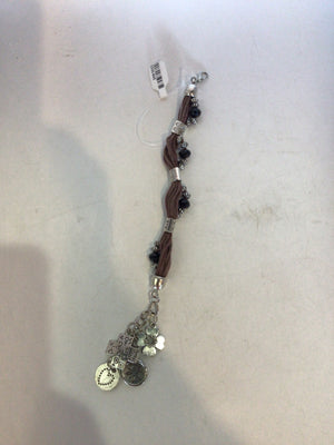 String Brown Charms Bracelet