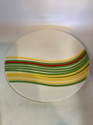 Italian Green/Yellow Ceramic Plate