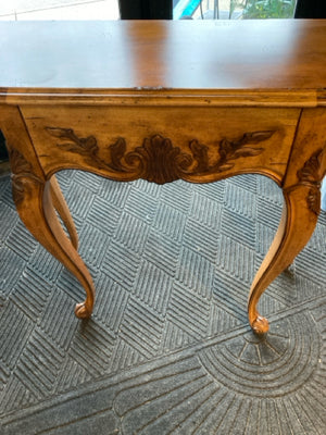 Wood Carved legs Brown Table