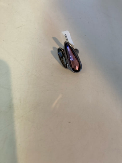 UNOde50 Silver Purple Ring