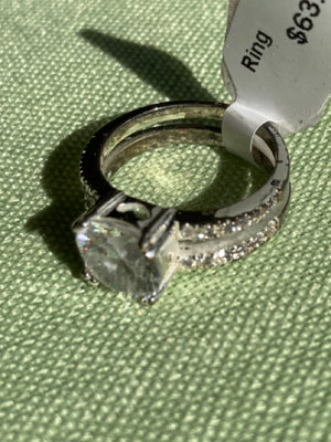 Clear Rhinestone Ring