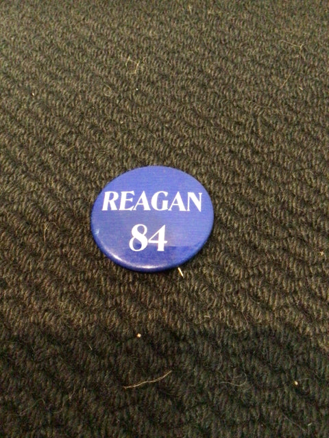 Vintage Blue Button Political