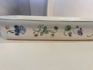 Villeroy & Boch Casserole Ceramic Set of 3 Flowers Dish Set