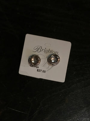 Brighton Silver Bangle Earrings