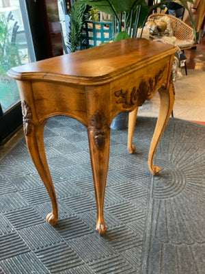 Wood Carved legs Brown Table