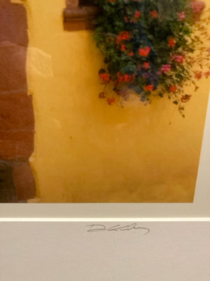 Photo Brown/Yellow Signed France Framed Art