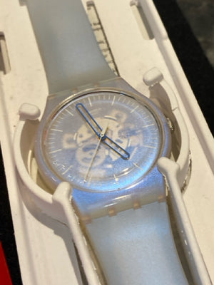 Swiss Iridescent Plastic Watch