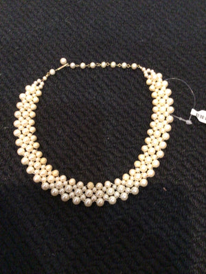 Cream Choker Pearl Necklace