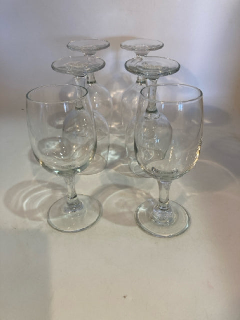 Wine Clear Set of 6 Glasses