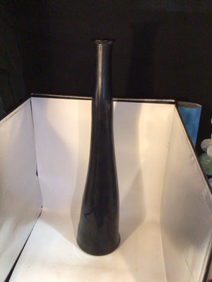 Black Glass Oversized Vase